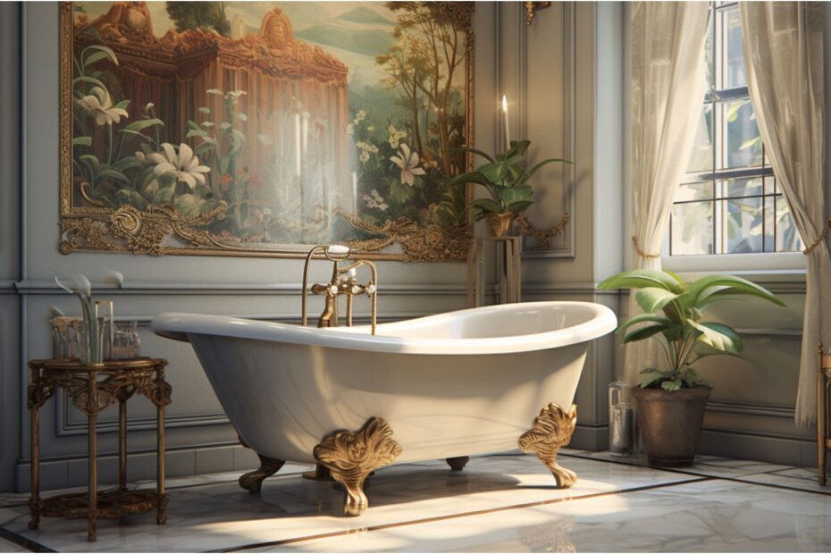Salle de bain vintage
